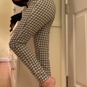 Free people new plaid pants